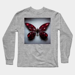Ruby Butterfly Long Sleeve T-Shirt